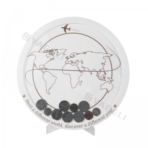 Coffret de présentation de pièces personnalisé pour voyageurs 
