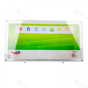 Support de tapis de jeu en acrylique avec logo personnalisé 