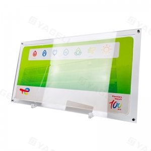 Support de tapis de jeu en acrylique avec logo personnalisé 