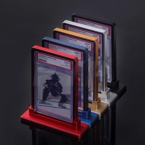 Support magnétique pour cartes à collectionner en métal, vente en gros 