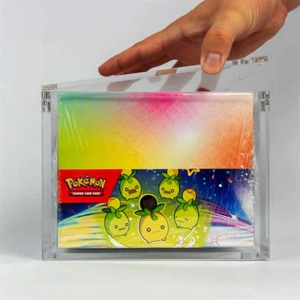 Présentoir en acrylique pour mini-boîtes Pokémon (10 boîtes) 