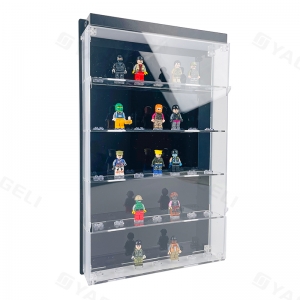Vitrine acrylique éclairée pour figurines LEGO 