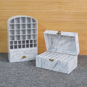 Boîte de rangement en acrylique pour huiles essentielles en gros 