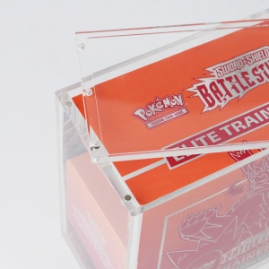 Étui protecteur en acrylique pour Pokémon Battle Styles Elite Trainer Box (ETB) 