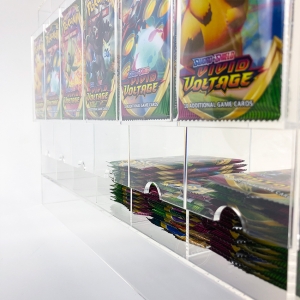 Distributeur et organisateur de packs de cartes Pokémon en acrylique à 6 emplacements 