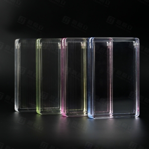 Boîte de présentation de cartes PSA en acrylique coloré 