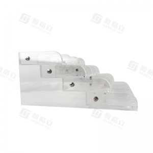 Plateau à cartes en acrylique multi-emplacements pour un rangement et une présentation organisés des cartes 