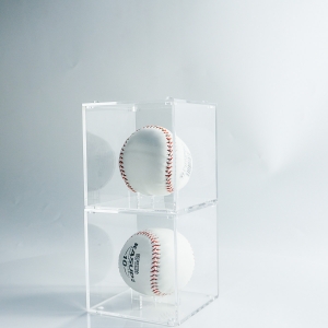 Étui de baseball en acrylique