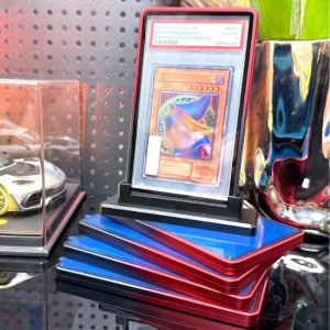 Porte-cartes magnétique en aluminium gradué 