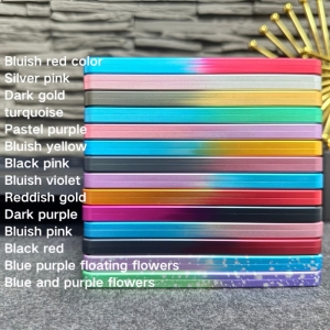 Porte-cartes magnétique en aluminium gradué 