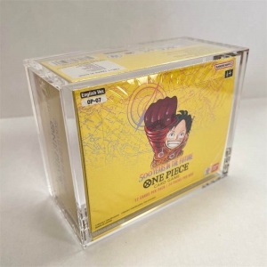 Boîte de présentation en acrylique pour booster box One Piece
