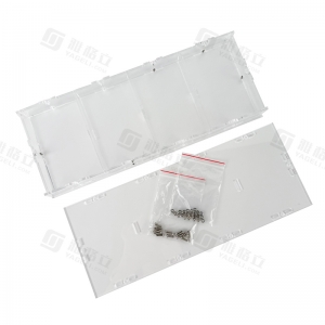 Boîte de présentation en acrylique détachable à 4 emplacements pour mini-figurines Pokémon 