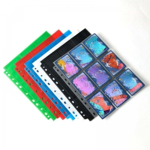 feuilles d'album de cartes à collectionner