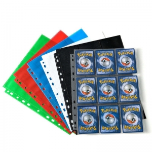 Pages de recharge pour album de cartes à collectionner TCG 