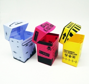 boîte de rangement pour cartes sous pochettes