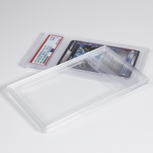 Étui de protection en acrylique transparent pour cartes TCG certifiées (compatible PSA/BGS) 