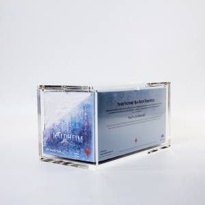 Présentoir en acrylique résistant aux UV pour boosters de draft Magic: The Gathering 