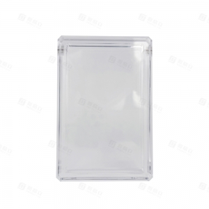 Vitrine pour dalles PSA en acrylique à bords diamantés résistant aux UV avec support 