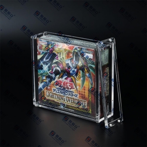 Boîtes de boosters Yu-Gi-Oh! transparentes en acrylique pour vente en gros 