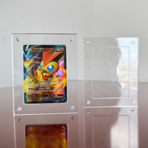 Cadre d'affichage transparent en acrylique pour carte Pokémon 
