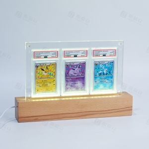 Support lumineux LED en bois pour PSA