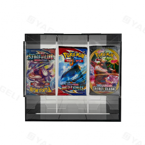 Distributeur de boosters Pokémon en acrylique premium à 3 emplacements | YAGELI
