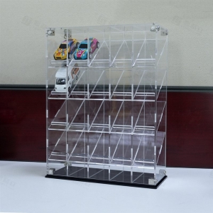 Vitrine en acrylique pour voitures miniatures 