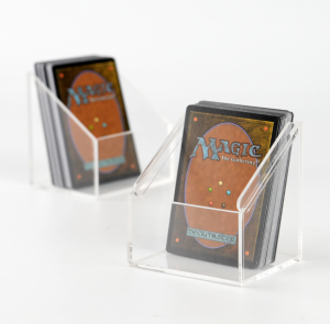 Boîte de rangement magnétique en acrylique YAGELI pour cartes à collectionner | Accessoires haut de gamme pour JCC | Étui de rangement magnétique en acrylique pour cartes à collectionner 