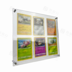 Présentoir pour cartes Pokémon JCC | Présentoir en acrylique pour cartes à collectionner | YAGELI 