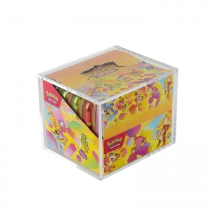 Boîte magnétique transparente en acrylique pour cartes à collectionner 