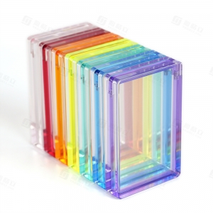 YAGELI protège-carte gradué coloré en acrylique PSA | fabricant d'accessoires PSA haut de gamme 