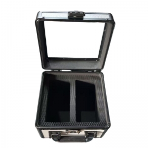 Étui de rangement personnalisé en aluminium pour cartes sous boîtier rigide 