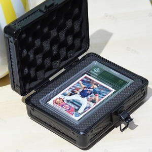 Étui de rangement PSA en métal noir avec serrure | Fabricant d'accessoires TCG YAGELI 