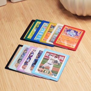 Porte-cartes à insertion par le haut colorés