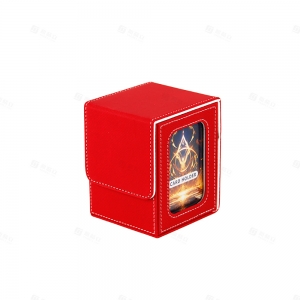 Boîte de jeu de cartes en cuir PU YAGELI 