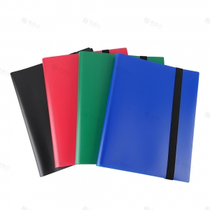 Classeur à cartes 9 pochettes en plastique coloré | YAGELI Fournisseur d'accessoires JCC