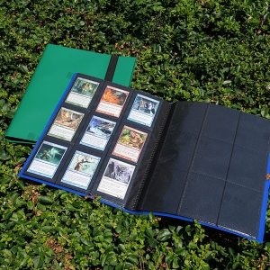 Classeur à cartes 9 pochettes en plastique coloré | YAGELI Fournisseur d'accessoires JCC 