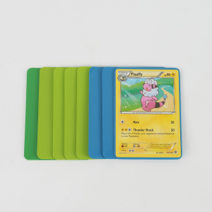 Protège-cartes TCG à coins arrondis, pochettes de protection mates et colorées pour cartes à collectionner 