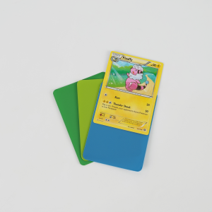 Protège-cartes TCG à coins arrondis, pochettes de protection mates et colorées pour cartes à collectionner 