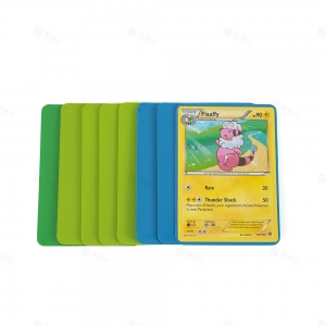 Pochettes de protection colorées à coins arrondis pour cartes TCG | YAGELI 