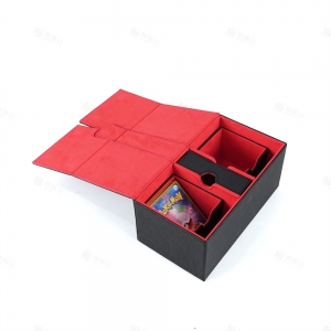 Boîte de deck double face avec porte-dés pour accessoires TCG | YAGELI