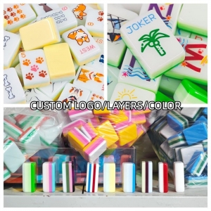Jeu de Mahjong américain en acrylique 