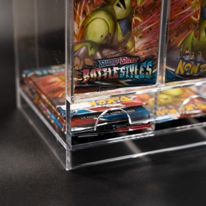 Distributeur de boosters en acrylique transparent à 6 emplacements, support empilable pour paquets de cartes à collectionner 