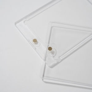 Support de carte magnétique One Touch pour cartes à collectionner, étui de protection transparent 