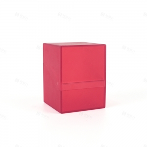 Boîte de deck en plastique rouge pour cartes à collectionner | Usine d'accessoires TCG YAGELI