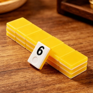 Jeu de tuiles numérotées en acrylique personnalisé 