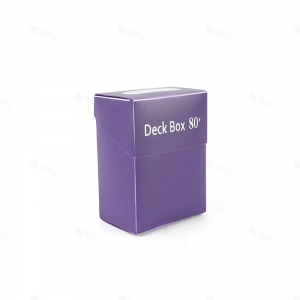 Boîte de deck en plastique violet pour cartes à collectionner | Usine d'accessoires TCG YAGELI
