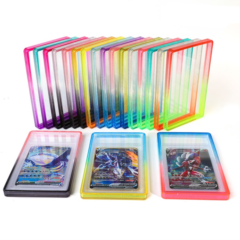 Industry Innovation! Custom Gradient Graded Trading Card Slab Bumpers with Free Mold Service – Redefining Premium Protection Standards